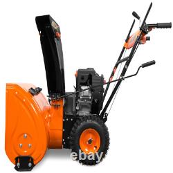 WEN 24-Inch 212Cc Two-Stage Self-Propelled Gas-Powered Snow Blower with Electric