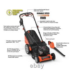 Walk Behind Mower 21 in. 163cc Briggs and Stratton Variable-Speed Electric Start