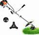 Weed Eater 2-in-1 Brush Cutter Gas Powered Weed Eater 2 Heads Bundle