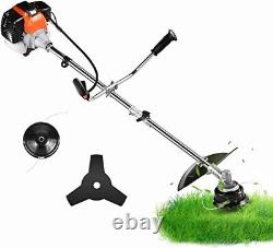 Weed Eater 2-in-1 Brush Cutter Gas Powered Weed Eater 2 Heads Bundle