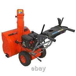 YARDMAX 212CC Two Stage Self Propelled Gas Snow Blower WithPUSHBUTTON electric 26