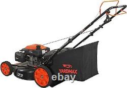 YARDMAX 22 in. 201cc Select PACE 6 Speed CVT High Wheel RWD 3-in-1 Gas Black