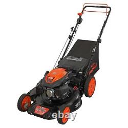 YARDMAX 3-in-1 Self Propelled Mower 22 201cc 6-Speed RWD Gas-Powered withBagger