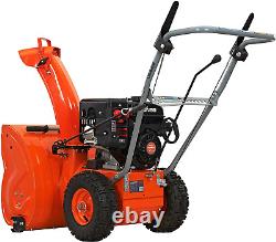 YB6270 24 In. 212Cc Two-Stage Self-Propelled Gas Snow Blower with Push-Button El