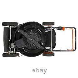 YG2760 2'' 201cc High-Wheel RWD 3-In-1 Gas Walk Behind Lawn Mower