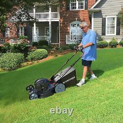 Yard Force Self Propelled 3-in-1 Gas Push Lawn Mower with22 Steel Deck(For Parts)