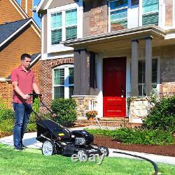 Yard Force Self Propelled 3-in-1 Gas Push Lawn Mower with 22 Steel Deck (Used)