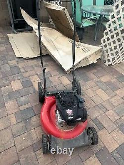 Yard Machines 21-in Walk Behind Push with 140cc Briggs And Stratton Gas Powered
