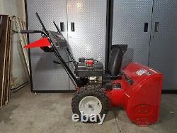Yard Machines 26 Self-propelled Gas Snow Thrower with Push-button Elec. Start