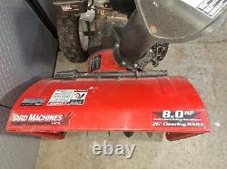 Yard Machines 26 Self-propelled Gas Snow Thrower with Push-button Elec. Start