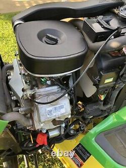 2016 John Deere X738 4wd Tondeuse Tracteur 54 Deck Kawasaki 25hp Twin Engine