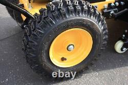 Balayeuse de pelouse, de neige et de gazon à traction arrière de 6,5 HP avec collecteur de poussière et BROSSE SUPPLÉMENTAIRE