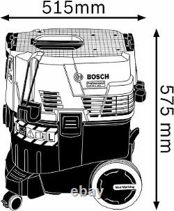Bosch Professional Gas 1183.5oz Aspirateur Afc Sec/humide 1380 W, Capacité