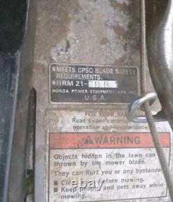 Ensemble de transmission de transmission autoportée Honda HRM21 / HRS21 pour tondeuse à gazon