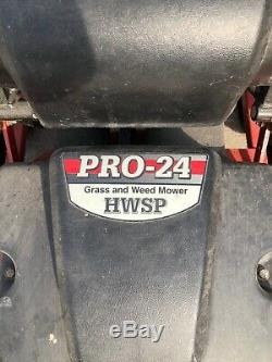 Gravement Pro-24 Walk Behind 24po Gas Lawnmower Autopropulsés 190cc Lire Desc