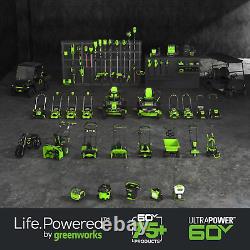 Greenworks 60V 25 Tondeuse sans fil (Autopropulsée) Lumières LED + Aluminium H