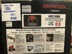 Honda Hrr216vka Honda 21 Po. 3 En 1 / Nib / Gaz Walk Behind Autopropulsés Faucheuse