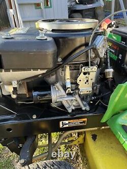 John Deere Lx176 Mower Tractor Hydro Statique Combo Extras! C'est De La Menthe! Regarde.