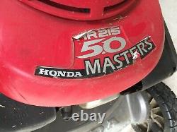 Rare Vintage Honda Hr215 Electric Start Commercial 5.0 Masters Tondeuse À Gazon