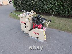 Scie à béton/asphalte autopropulsée EDCO SS-24 avec moteur à essence Honda de 24 ch.