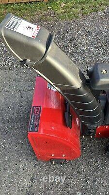 Souffleur de neige Craftsman 24 pouces démarrage électrique 247.881731 à deux phases auto-propulsé