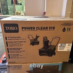 Souffleuse à neige Toro Power Clear 518 ZE à essence de 18 pouces à propulsion automatique à un seul étage