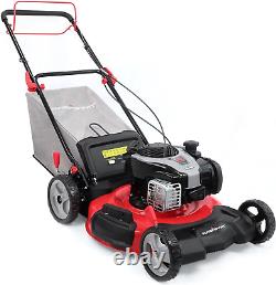 Tondeuse à gaz autoportée Powersmart, 22 pouces, 140 cc Briggs et Stratton E55