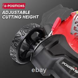 Tondeuse à gaz autoportée Powersmart, 22 pouces, 140 cc Briggs et Stratton E55
