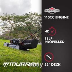 Tondeuse à gazon autoportée Murray Gas 140cc Brigg/Stratton avec roue avant pivotante