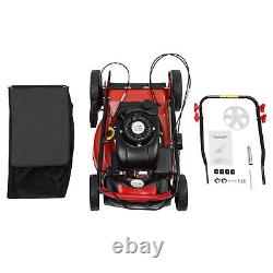 Tondeuse à gazon autopropulsée à essence à roues hautes de 20,5 pouces et 140 cc, 1,6 L, fabriquée aux États-Unis.