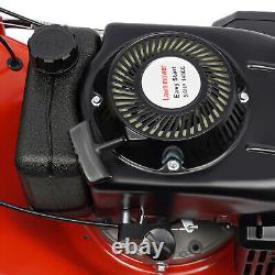 Tondeuse à gazon autopropulsée à essence à roues hautes de 20,5 pouces et 140 cc, 1,6 L, fabriquée aux États-Unis.