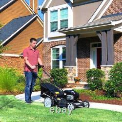 Tondeuse à gazon autotractée Briggs & Stratton moteur à essence 150cc plateau en acier de 22 pouces