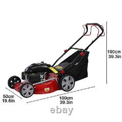 Tondeuse à gazon autotractée Tondeuse à gazon 141cc à moteur à essence Tondeuse à gazon à poussée