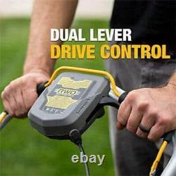 Tondeuse à gazon autotractée à essence Dewalt 163cc Brigg+Stratton à propulsion arrière 3-en-1