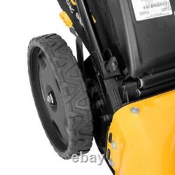 Tondeuse à gazon poussée Cub Cadet à moteur à essence 140 cm³, 3-en-1, 6 positions renforcées