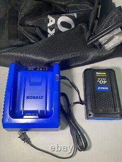 Tondeuse autoportée Kobalt Gen4 40v 20in avec batterie 6ah et chargeur inclus