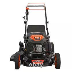 Tondeuse autoportée à gaz YARDMAX 3 en 1 22 201cc 6 vitesses CVT grande roue FWD NOUVEAU