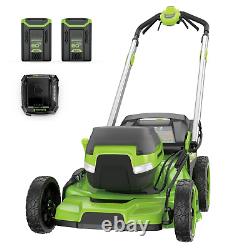 Tondeuse autotractée 60V 21 avec (2) batteries 5.0 Ah et chargeur rapide