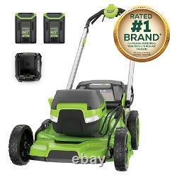 Tondeuse autotractée 60V 21 avec (2) batteries 5.0 Ah et chargeur rapide