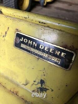 Vintage 1968 John Deere 60 Tondeuse De Pelouse Avec 34 Pont Et 32 Lance-neige