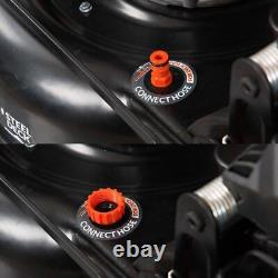 YG2860 22 201cc Tondeuse à gazon à propulsion arrière 3-en-1 à roues hautes 6 vitesses CVT